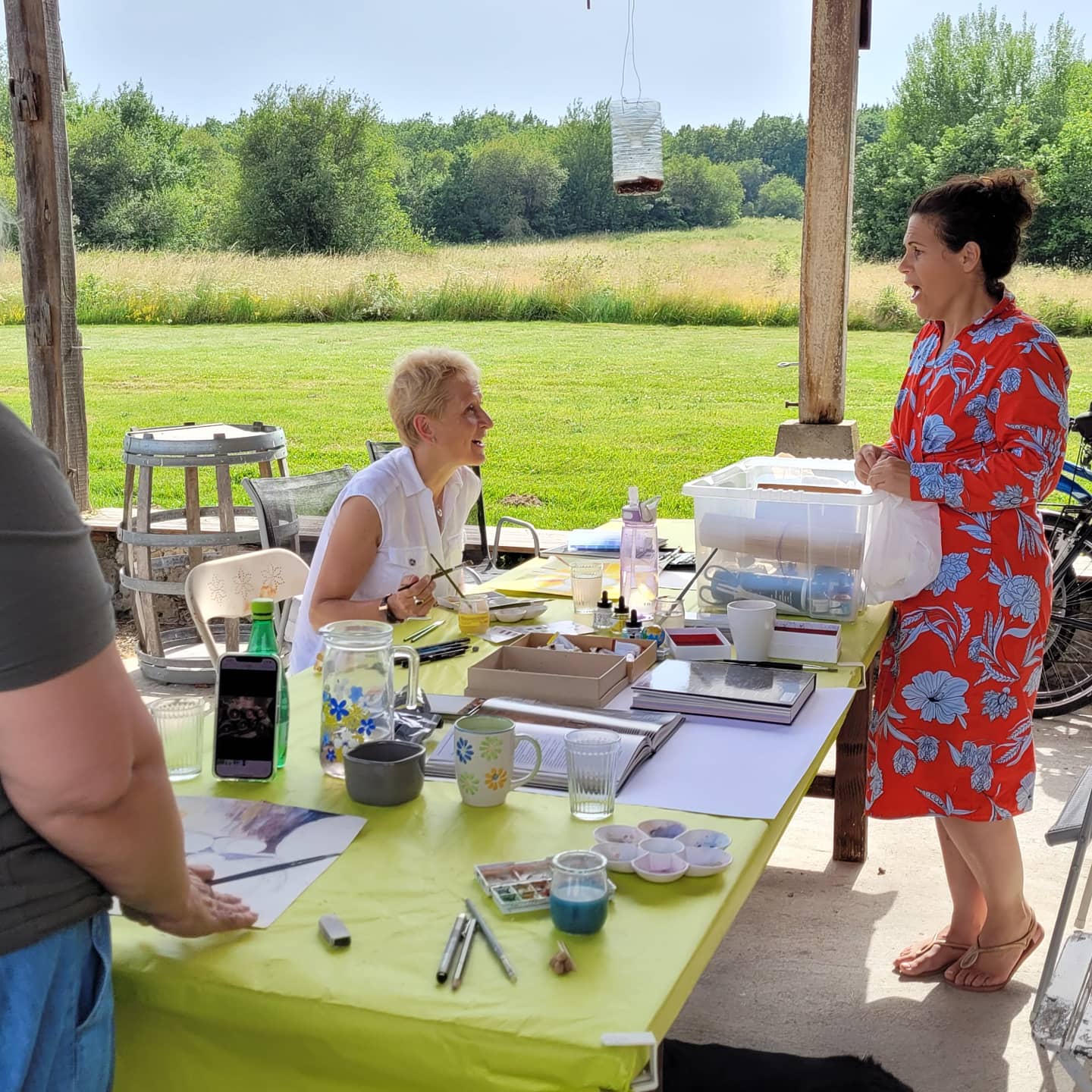 Painting holiday at Baron Figues