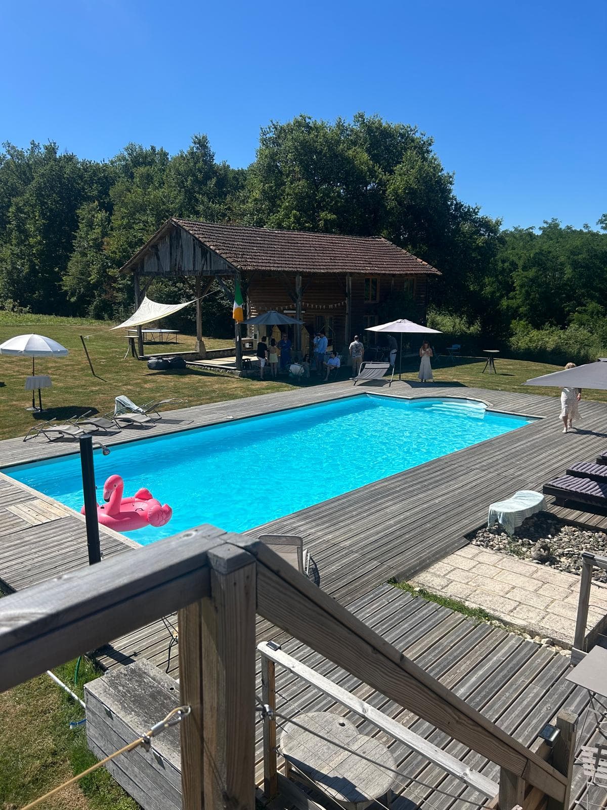 Private meadows and gardens at Baron Figues